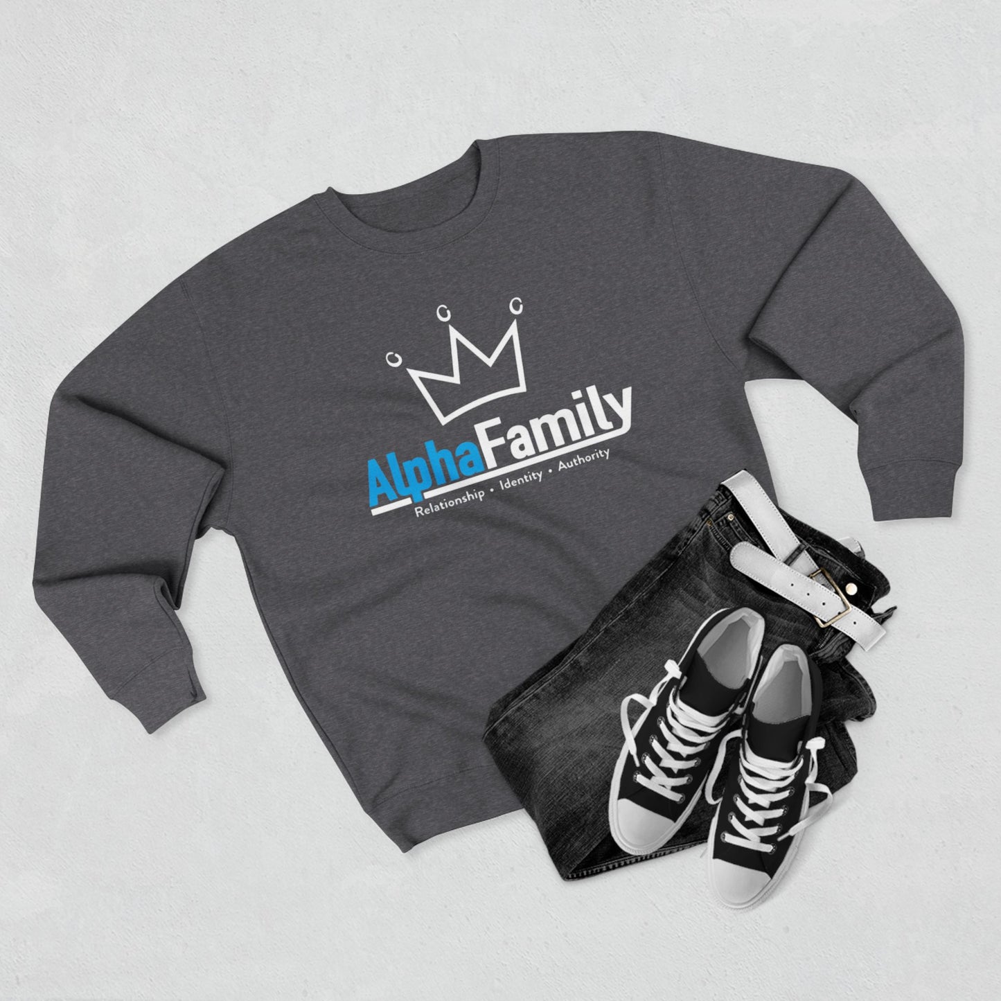 AlphaFamily  Logo Crewneck